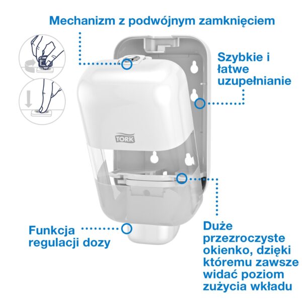 565200 s5 mini dozownik do mydła tork