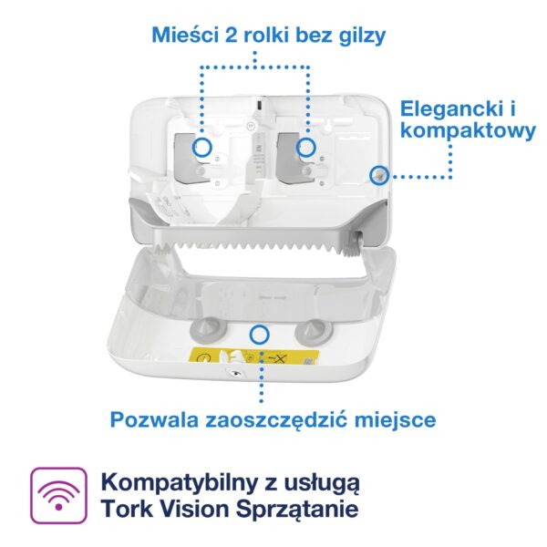 dozownik T7 do papieru tork coreless